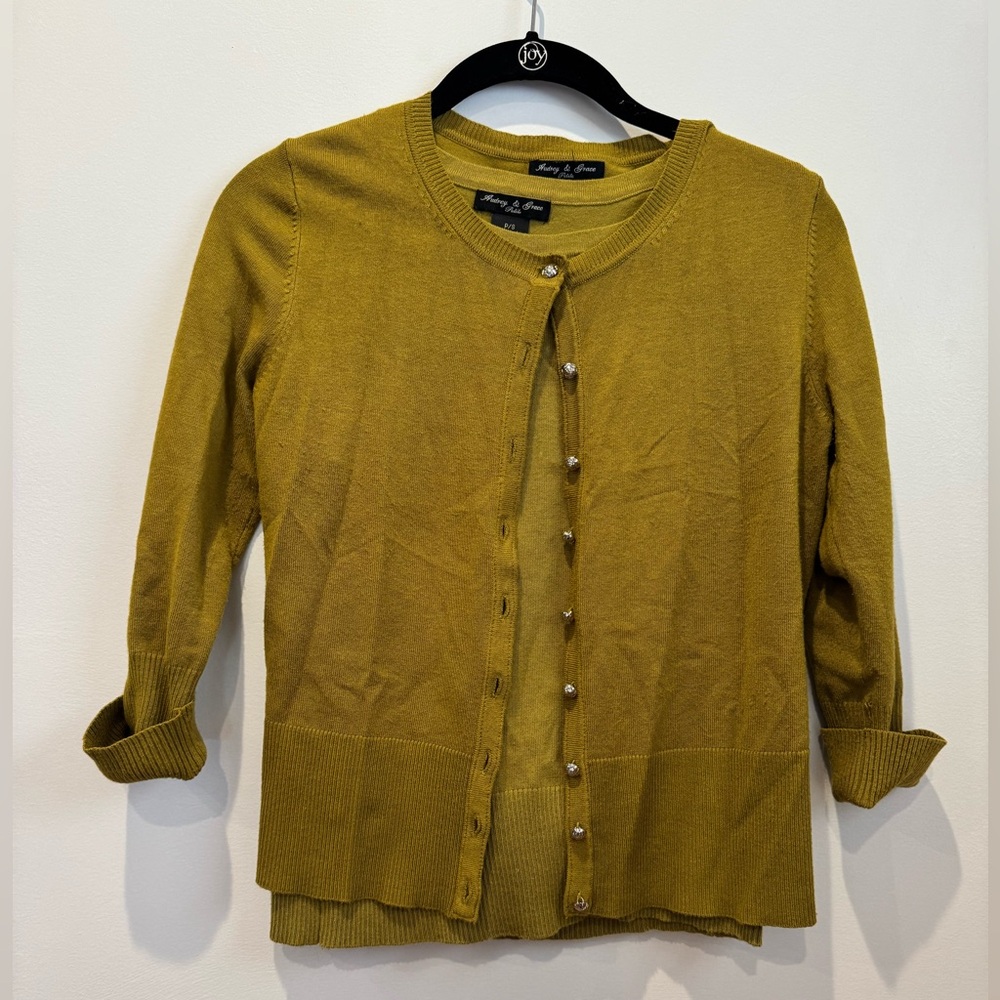 Vintage Audrey and Grace Cardigan and Vest Set